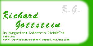 richard gottstein business card